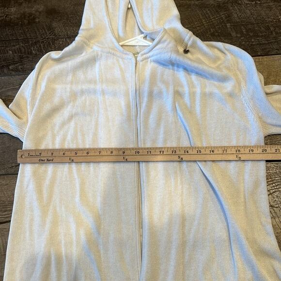 Lululemon Heathered White Peace of Mind Wrap Size 6 - Picture 7 of 9